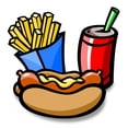 thumbnail image 2 of Fast Food Wall Decal by Wallmonkeys Peel and Stick Graphic (48 in H x 47 in W) WM255246, 2 of 4