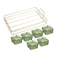 thumbnail image 4 of Bandeja para frutos secos Strade Fareast Limited plato dividido para aperitivos Verde Con 6 rejillas, 4 of 8
