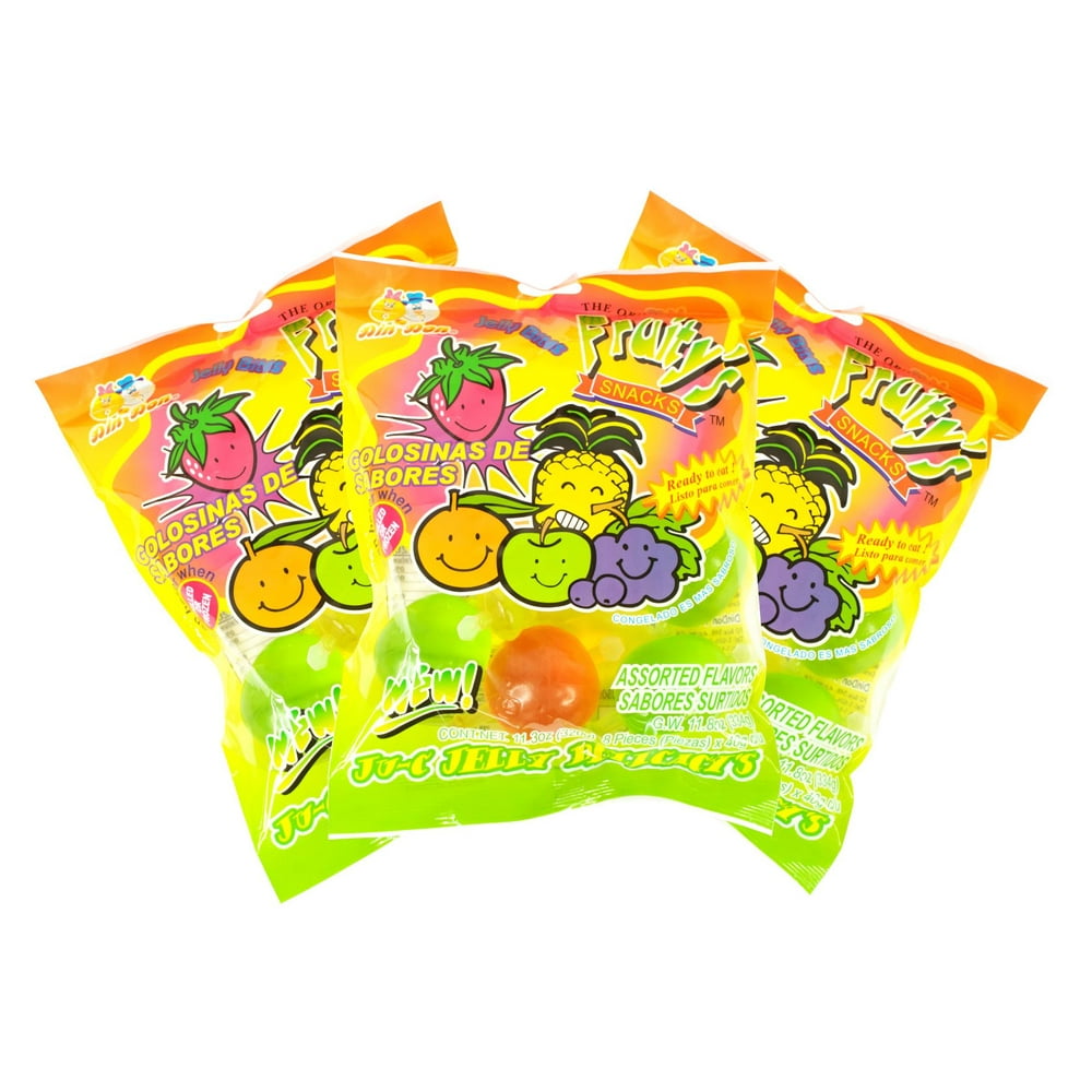 DinDon JUC Jelly Fruity Snacks 11.8 oz Bag 3 Pack