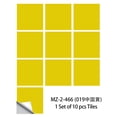thumbnail image 3 of Juego de 10 pegatinas para azulejos de color sólido con forma de diamante negro, resistentes al aceite, para cocina, para armarios, resistentes al agua, para pared, 3 of 5