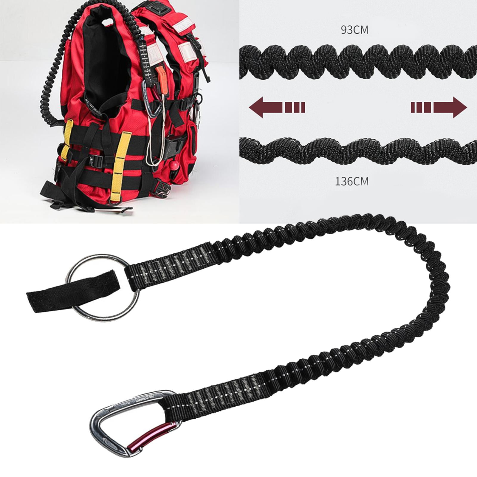 Wswqop Tree Climbing Ascender Lanyard Emergency Polyester Climbing Ascender for Outdoor