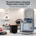thumbnail image 2 of 3.5L Electric Composter Countertop, 3 Modes Kitchen Smart Compost Bin with Auto Cleaning, LED Display, Turns Kitchen Waste Into Dry Manure, 2 of 7