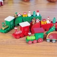 thumbnail image 4 of Mini Tren De Madera, Decoración De Tren De Navidad, Decoración De Navidad, Decoración De Navidad De Caravana En Miniatura, Mini Muñecas, Decoración De Interiores Del Hogar (Blanco) oso de fresa Electrónica, 4 of 4