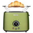 thumbnail image 2 of Sencor STS-6050GG 2-Slice Premium Metallic Toaster with Digital Button and Toaster Rack (Light Green), 2 of 4
