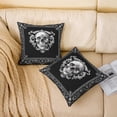 thumbnail image 2 of Brythos 4Pcs Throw Pillow Covers,Hidden Zipper, Stylish and Easy to Use Pillow Covers,Unique Décor, Thoughtful Gift Couch Pillow Covers,Style12,20"X20", 2 of 6