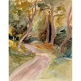 thumbnail image 2 of Albert Edelfelt 12x14 Black Ornate Wood Framed Double Matted Museum Art Print Titled: Forest, 2 of 5