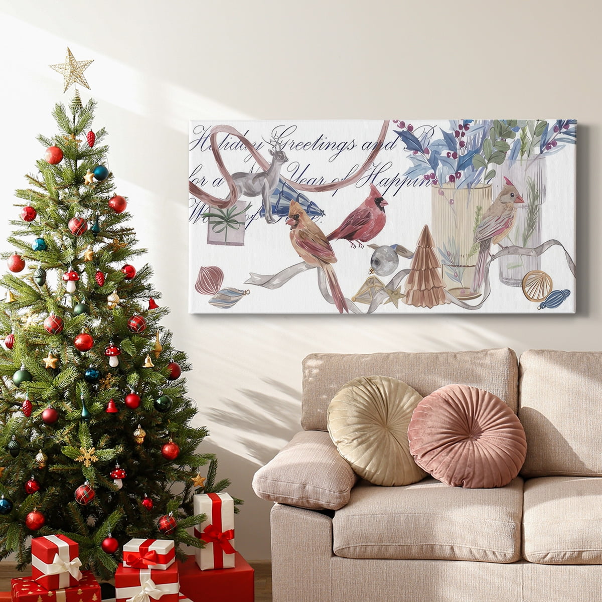 Warm Wishes Collection D- Gallery Wrapped Canvas