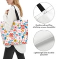 thumbnail image 3 of Disketp Floral Ditsy Bolsa Tote Estampada para Mujer, Bolso de Hombro y de Mano para Compras y Viajes, 3 of 8