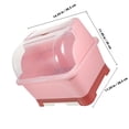 thumbnail image 2 of TABLETREANDS 1Ud Caja De Para Cocina Con Drenaje Y Transparente Color Verde De Material PP, 2 of 8