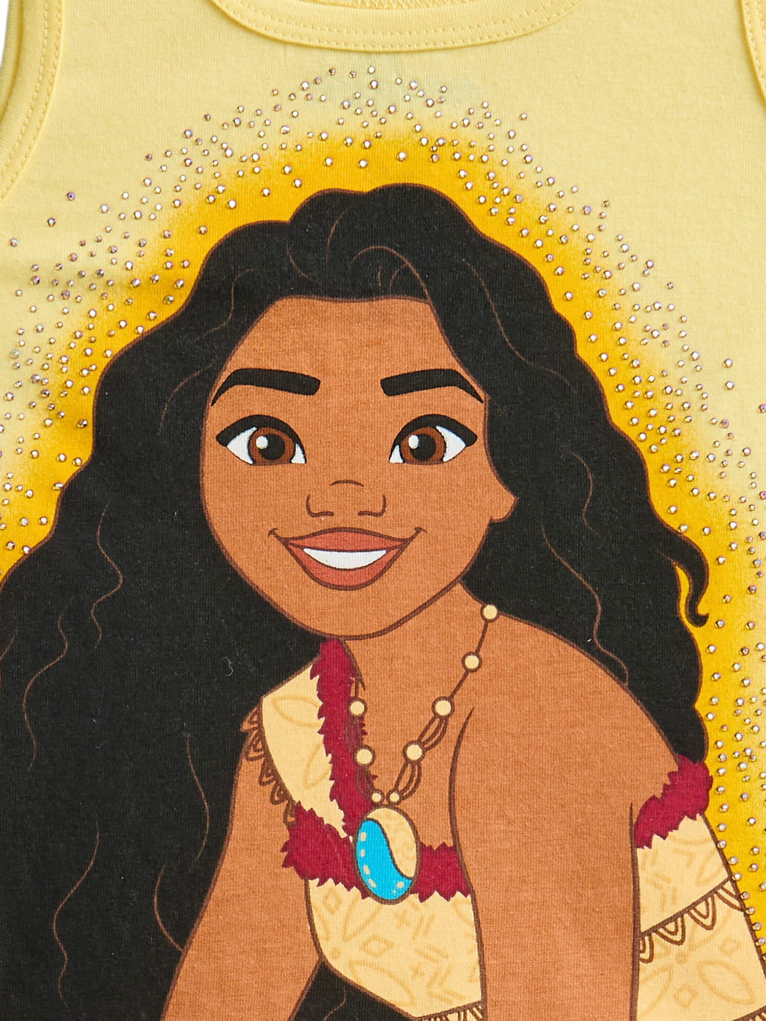 Moana Girls Gradient Rhinestone Character Graphic Tank Top, Sizes 4-16