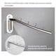 thumbnail image 3 of Colgador de pared plegable con brazo oscilante de acJMo inoxidable pesado, 3 of 5