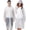 A-adults Poncho-white, variant on Rain Ponchos for Adults Reusable, 2 Pcs Raincoats Emergency for Women Men with Hood and Drawstring