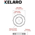 thumbnail image 3 of Rubber Washers for Garden Hoses 20 Pack Heavy Duty Black 3/4" by Kelaro, 3 of 5
