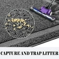 thumbnail image 5 of UPSKY Cat Litter Mat, Litter Trapping Mat Extra Large Soft on Kitty Paws, 35" x 24" Cat Litter Box Mat for Cleaner Floors, Waterproof, Easy Clean, Durable Large Size Cat Litter Pad for Kitten, 5 of 8