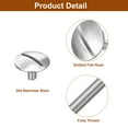 thumbnail image 4 of M3x6mm Extra Large Flat Head Slotted Screws, 8 Pack 304 Stainless Steel Bolts, 4 of 5
