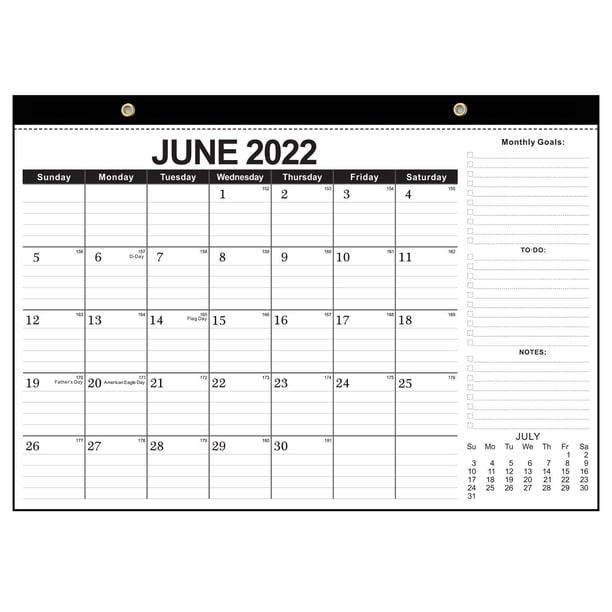 YIDEDE January 2022 -- June 2023 Five Countries Holiday Schedule Schedule  Holiday Calendar 365 Countdown Creative Wall Calendar Office Desk Calendar  - Walmart.com