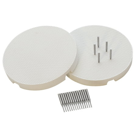 Tool Making Set of 2 Mini Honeycomb Boards Large Hole with 20 Metal 1.6 MM Pins Jewelry Making Repair Soldering Work Surface Tool - SOL-446.00 ()