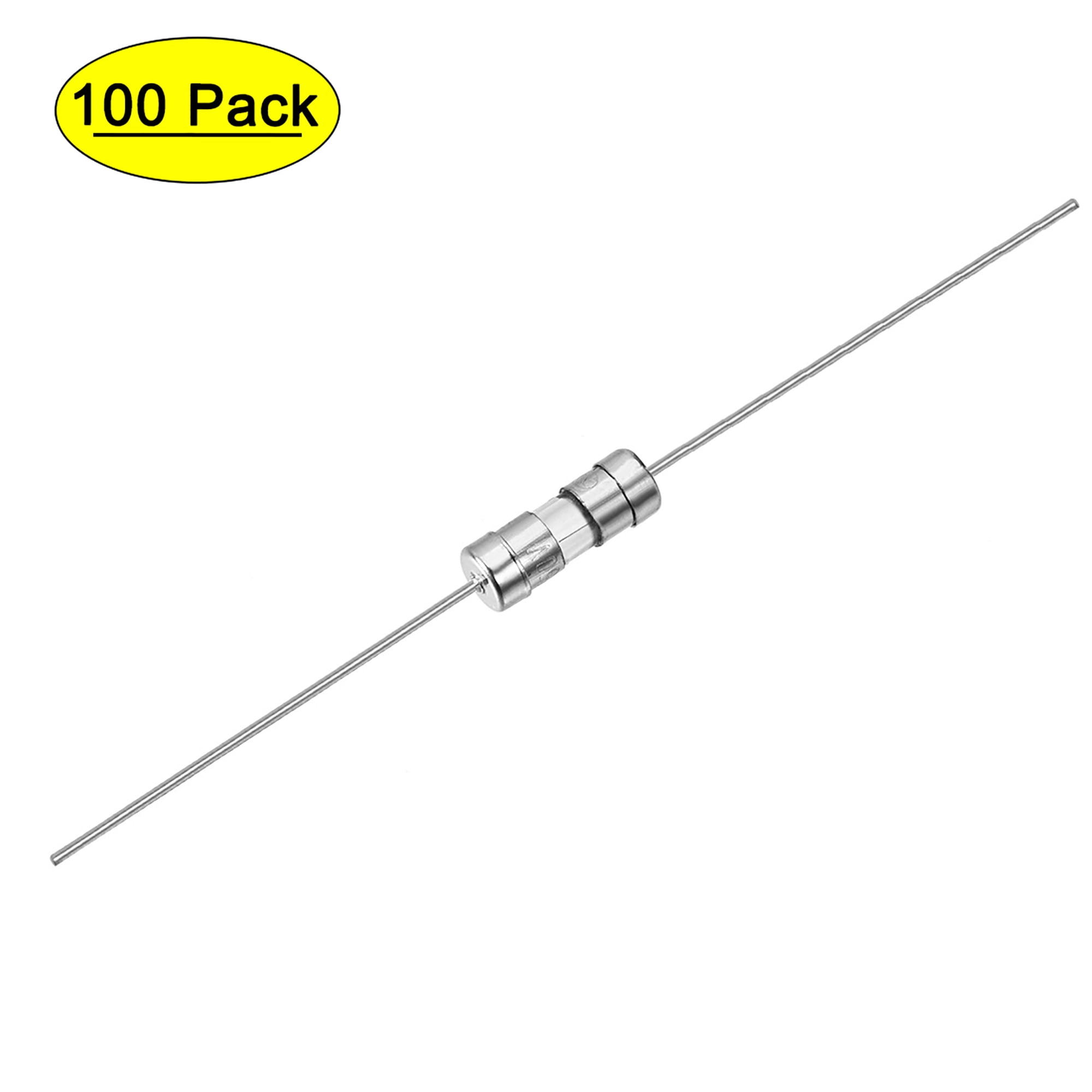 Uxcell Fast Acting Blow Fuse Axial Lead Glass Fuse 3.6mm x 10mm 250V F0