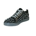 thumbnail image 4 of Mens Fancy Shoes By FIESSO AURELIO GARCIA, Spikes Rhine stones 2413 Black, 4 of 10