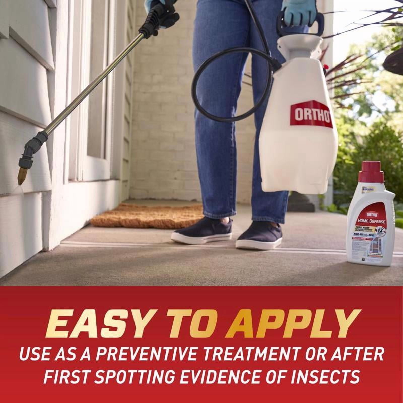 Ortho Home Defense Insect Killer Concentrate - Indoor/Perimeter Treatment - 32 Oz.