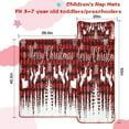 thumbnail image 5 of Red Christmas Pattern Toddler Nap Mats for Kids Preschool,50"x20" Sleeping Mat Bag or Kids,Toddler Sleeping Bag,Toddler Nap Mat or Daycare, 5 of 6