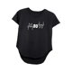 thumbnail image 1 of Camiseta de manga corta para mujer, Tops de verano con cuello redondo, ropa negra, camisetas tipo túnica, camiseta básica para vacaciones, desplazamie S, 1 of 10