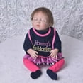 thumbnail image 4 of HILABEE Ensemble de Barboteuse Enchantée Pantalon Chaussettes Tenues pour Poupée Bébé Fille de 22-23 Pouces, 4 of 9