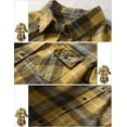 thumbnail image 2 of Matchstick Women Long Sleeve Flannel Plaid Checked Shirt (XS-XXL), 2 of 4