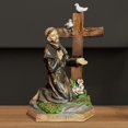 thumbnail image 4 of Figura religiosa estatua de pie esculturas de personajes ornamento estatuilla religiosa para el gabinete de estantería del hogar, oficina del hotel Baoblaze Figura religiosa, 4 of 7
