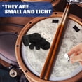thumbnail image 3 of TABLZONE 1Set Drum Kit Felt Pads Black Cymbal Replacement Accessories for Instrument Use, 3 of 6