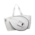 thumbnail image 3 of Bolsa deportiva de tenis, bolsa de bádminton, gran capacidad, práctica, fácil de limpiar, para viajes, compacta, profesional, elegante, para hombres y blanco, 3 of 8