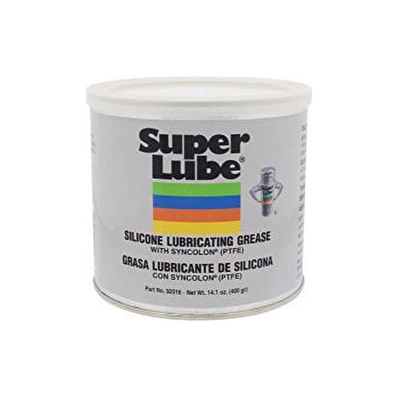 Super Lube 92016 Silicone Grease with Syncolon (PTFE), Translucent White