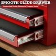 thumbnail image 4 of OLY-PRO Mini Tool Box With Drawers, Steel Tool Storage Cabinet with Top Organizer and Ball-Bearing Slides, Portable  Small Toolbox for Garage,  Red, 4 of 9