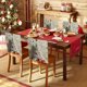 thumbnail image 5 of Decoraciones navideñas, adornos navideños, regalos navideños. Fundas para sillas navideñas en 3D, ideales para el hogar y el comedor. Fundas de lino para sillas., 5 of 6