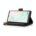 thumbnail image 2 of Allytech Galaxy Note 10+ Case, Note 10 Plus Case,PU Leather Zipper Wallet Case 9 Cards Holder Hand Wrist Strap Stand Shockproof Protective Flip Case Cover for Samsung Galaxy Note 10 Plus 6.8" -Blue, 2 of 8
