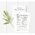 thumbnail image 2 of Inkdotpot 50Prediction CardsFor Baby Shower Game Baby Elephant Girl Jungle Animals Party Supplies Fun Baby Shower Game Favors, 2 of 5