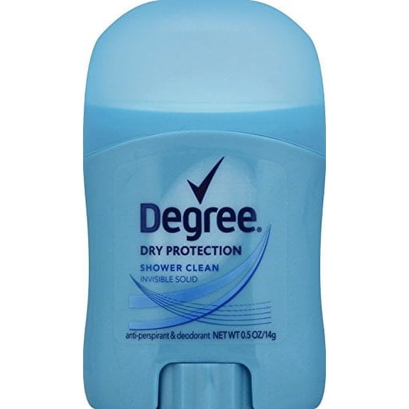 Degree Dry Protection Antiperspirant Deodorant Shower Clean 0.5oz Each