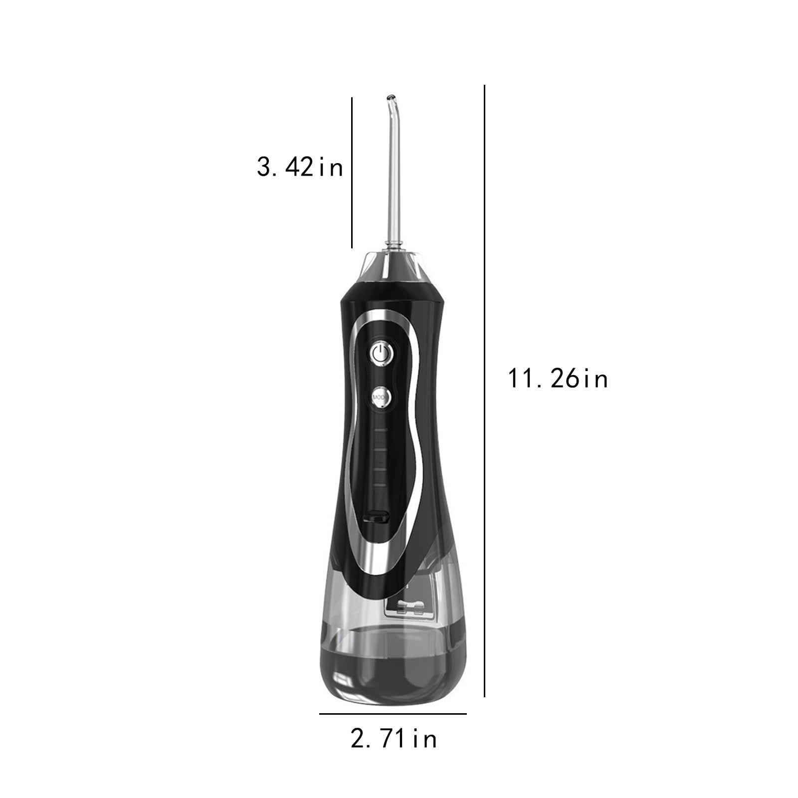 Dengmore Water Dental Flosser Cordless for Teeth Electric Tooth Irrigator With 4 Nozzles Portable and Rechargeable IPX7 Waterproof Strong Battery Life Water Toothbrush Pick