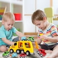LAYADO Trucks Toys for Boys 36 Year Old, 8in1 Friction Power Toy