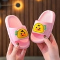 thumbnail image 2 of Tfken Toddler Unisex Children Sandals Soft Bottom non Swivel Ankle Strap Girls Boys Slippers Pink Size 5-6 Years, 2 of 4