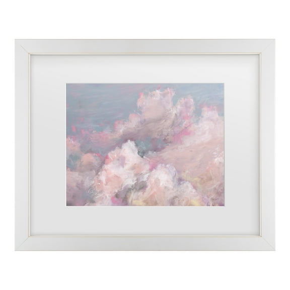 Lisa Audit 'Daydream Pink 01' Matted Framed Art