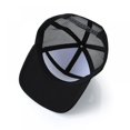 thumbnail image 2 of Square Flat Visor SNAP 7 Panel Mesh Back Trucker Snapback Hat, 2 of 5