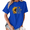 Blue, variant on Women's Sunflower Quote Graphic Short Sleeve T-Shirt Typography Top