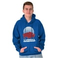 thumbnail image 4 of Vintage Patriotic American Buffalo Hoodie Sweatshirt Women Men Brisco Brands S, 4 of 6