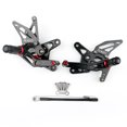 thumbnail image 2 of Rearset Rear set Foot pegs For Kawasaki ZX6R ZX 6R 2007-2008 Black, 2 of 4