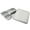 4 Sections, variant on Aspire Stainless Steel Divided Dinner Trays with Metal Cover Portion Control Plate Divided Plates-5 Sections