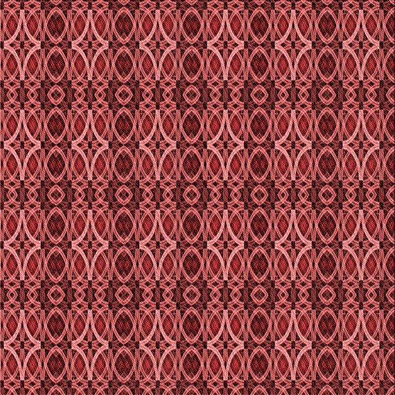 Ahgly Company Machine Washable Indoor Square Transitional Red Area Rugs, 6' Square