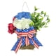 thumbnail image 4 of Corona Del Día De La Independencia Del 4 De Julio Para Puerta De Entrada, Guirnalda De Flores Para Ventana Sin Bandera, 4 of 9