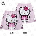 thumbnail image 1 of Pantalones cortos Hello Kitty de verano para niños, holgados, combinables, con estampado 3D, para playa, informales, para parejas, 1 of 5