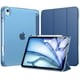 thumbnail image 1 of Funda para iPad Air de 11 pulgadas MoKo M3/M2 2025, delgada, triple, azul marino, 1 of 9